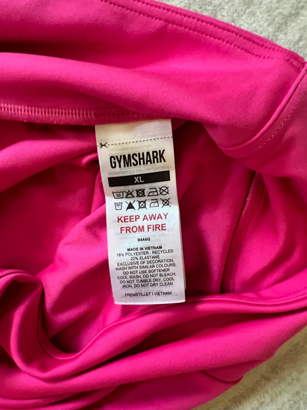 Gymshark Bright Neon Pink High-Waist Leggings - Picture 5 of 10